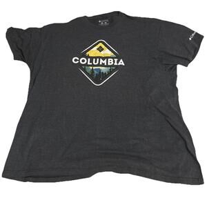 Columbia Men's Short Sleeve T-Shirt Size Large Dark Blue Used
